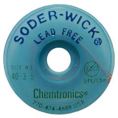 Chemtronics SW40-2-10. ESD-Entlötlitze, 1,5mmx3m
