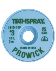 Techspray TEC1810-10F. Entlötlitze Premium, 1,9 mm, 3,0 m, grün