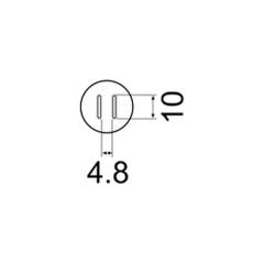 Hakko A1131. Soldering tip SOP Size 4.4 x 10Vacuum function inoperative nozzle