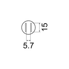 Hakko A1132. Soldering tip SOP Size 5.6 x 13Vacuum function inoperative nozzle