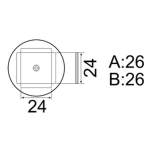 Hakko A1137B. Soldering tip PLCC Size 25 x 25(68pin)