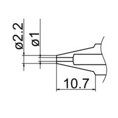 Hakko N3-10. Soldering tip Nozzle Size Φ1.0