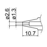 Hakko N3-13. Soldering tip Nozzle Size Φ1.3