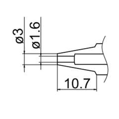Hakko N3-16. Soldering tip Nozzle Size Φ1.6