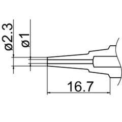 Hakko N3-L10. Soldering tip Nozzle Size Φ1.0(Long)