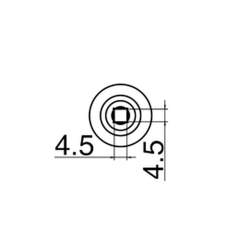 Hakko N51-10. Soldering tip BGA Size 4×4