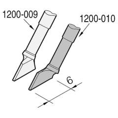 JBC C120010. Entlötspitze klingenförmig links, 6x0,7 mm, C120010