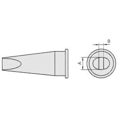 Weller T0054445099. LHT F Lötspitze Meißelform, 9,3x1,8 mm
